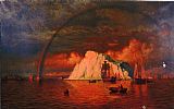 William Bradford Canvas Paintings - Midnight Sun